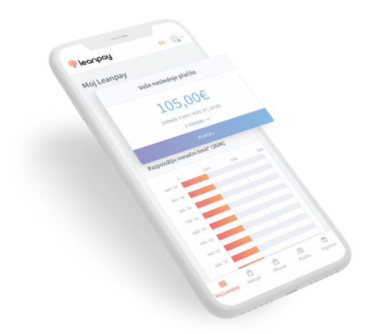 Leanpay Info Page 8 Mobile device