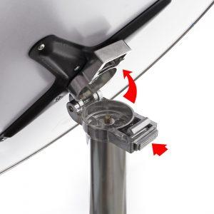 Okrugli stol za ugostiteljstvo od aluminija - podesiv 10 Sklopivi okrugli aluminijski blagovaonski stol - podesiv