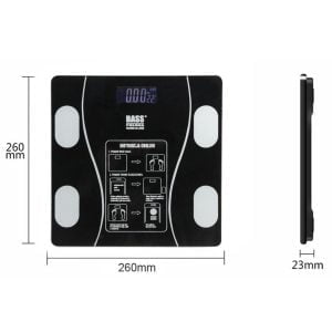 Smart LCD kupaonska vaga bluetooth s aplikacijom 25 Smart LCD kupaonska vaga bluetooth s aplikacijom
