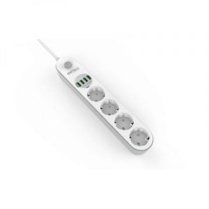 2m electrical splitter 4x USB charger