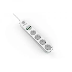 2m električni razdjelnik 4x USB punjač 10 2m električni razdjelnik 4x USB punjač
