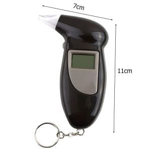 Digitalni alkotester z LCD zaslonom in zamenljivimi ustniki