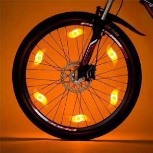 LED RGB svetlobna dekoracija za kolesa 15 Kolo z RGB LED svetlobno dekoracijo