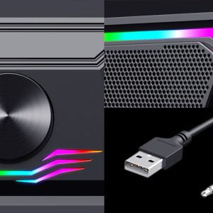 Bežični USB bluetooth zvučnik RGB LED FM