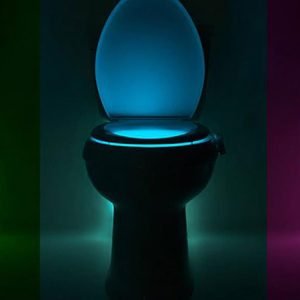 WC LED RGB lučka - senzor gibanja