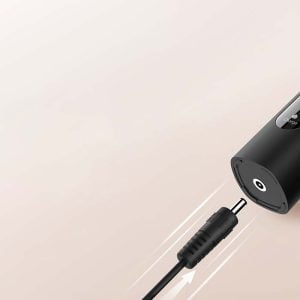 Set akumulatorske zobne krtačke črna in roza + etuiji