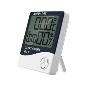 Večfunkcijski elektronski LCD termometer s prikazom temperature in časa