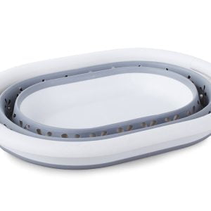 Zložljiva košara za perilo silikonska 25L