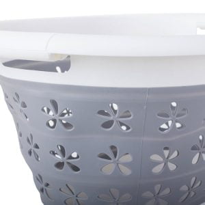 Zložljiva košara za perilo silikonska 25L