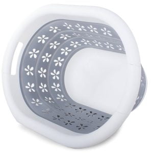 Zložljiva košara za perilo silikonska 25L