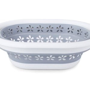 Zložljiva košara za perilo silikonska 25L