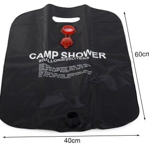 Solarni tuš za kampiranje 20L