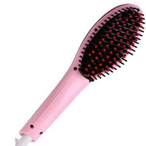 LCD električna krtača za ravnanje las