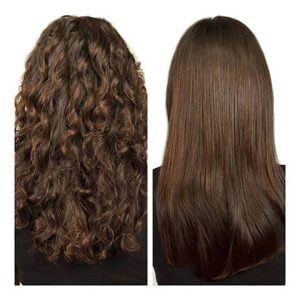 LCD električna krtača za ravnanje las