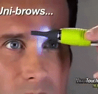 Prirezovalnik las in brade za moške z LED