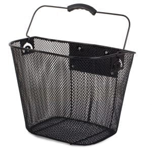 Kovinska kolesarska košara za kolo - hitri klik nosilec