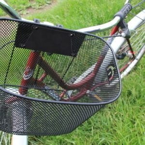 Kovinska kolesarska košara za kolo - hitri klik nosilec