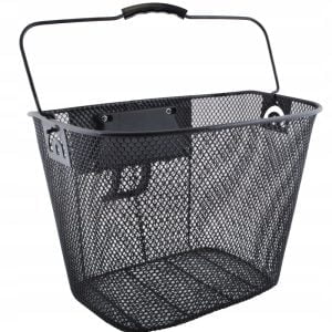 Kovinska kolesarska košara za kolo - hitri klik nosilec