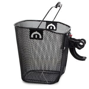 Kovinska kolesarska košara za kolo - hitri klik nosilec