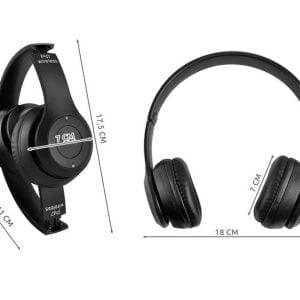 Bluetooth brezžične slušalke FM SD MP3 + mikrofon 27 Bluetooth brezžične slušalke FM SD MP3 + mikrofon