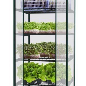 Vrtni rastlinjak 195x70x50cm 5 polic