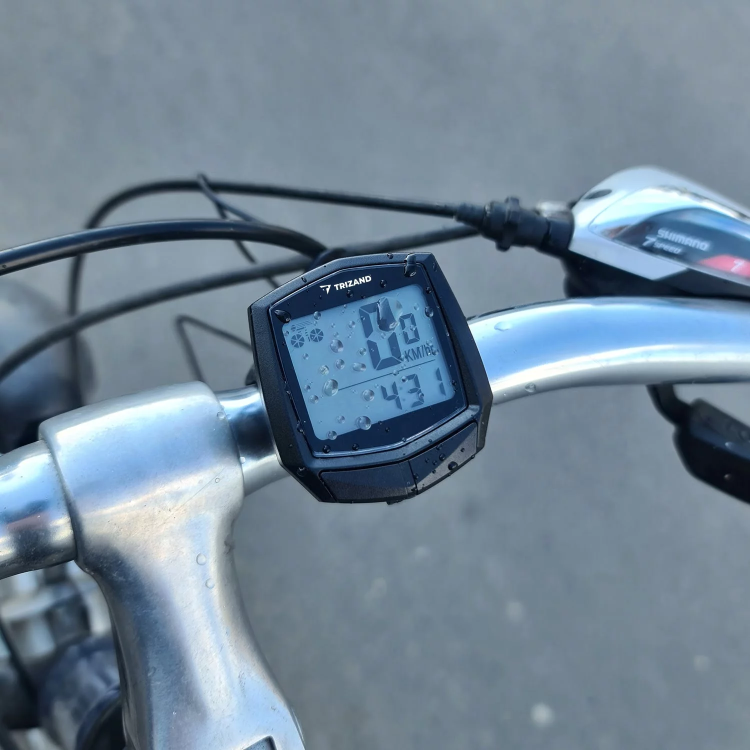 Vodootporni LCD brzinomjer za bicikl - Brzinomjer s 13 funkcija 8 Vodootporni LCD biciklistički računar - brzinomjer s 13 funkcija - slika 6