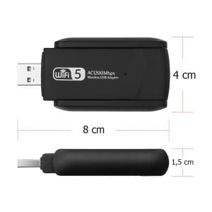 WiFi mrežna kartica 3.0 usb adapter 1200mbps dual 5G
