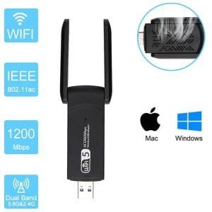 WiFi mrežna kartica 3.0 usb adapter 1200mbps dual 5G