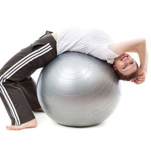 Gimnastična žoga 65cm + tlačilka