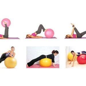 Gimnastična žoga 65cm + tlačilka