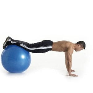 Gimnastična žoga 65cm + tlačilka