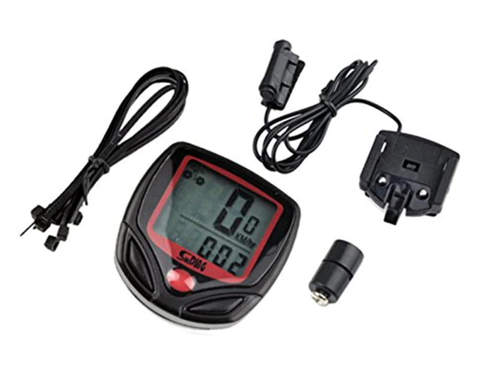 Vodootporno LCD cikloračunalo - brzinomjer sa 14 funkcija 14 Vodootporni LCD biciklistički računar - brzinomjer s 14 funkcija - slika 12