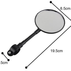Vzvratno kolesarsko ogledalo z odsevnikom