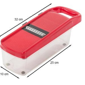 6v1 večnamenski ročni kuhinjski rezalnik in strgalnik za zelenjavo