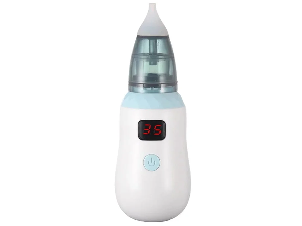 Akumulatorski LCD nosni aspirator za otroke + nastavki - Image 7