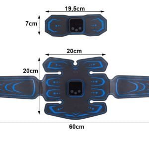 Elektrostimulator pas za trebušne mišice in noge EMS masažer 3