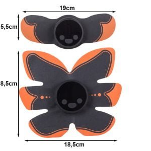 Elektrostimulator za trebušne mišice 3x EMS masažer