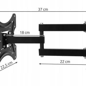 Univerzalni pomični LCD TV nosač 14-55" do 35kg