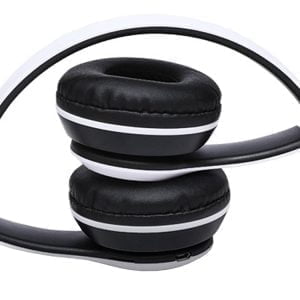 Bluetooth brezžične slušalke bele FM SD MP3 + mikrofon