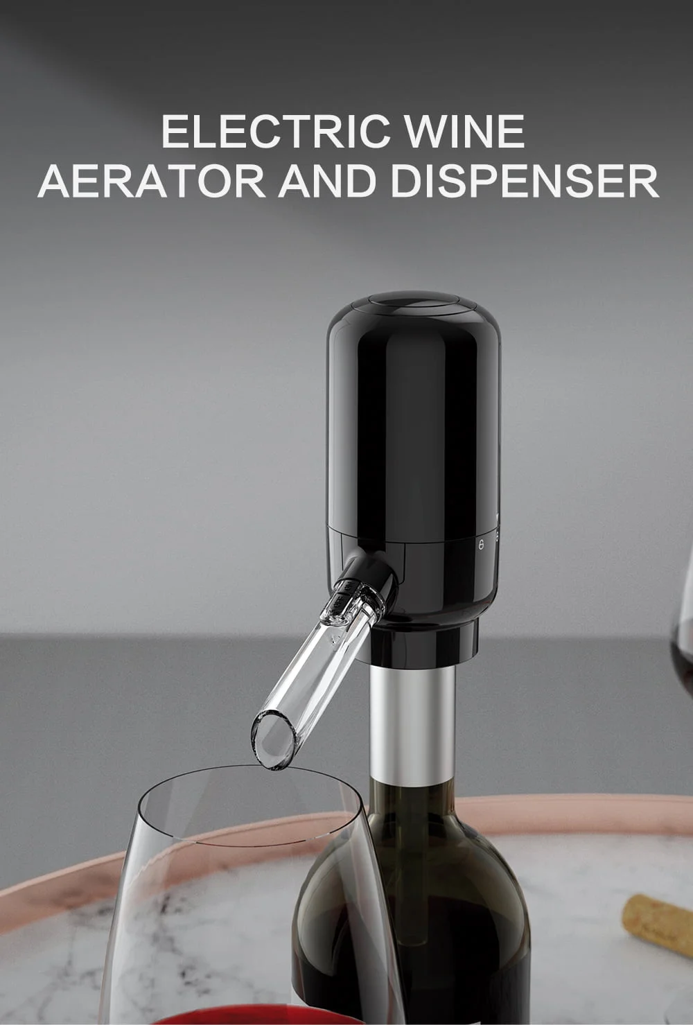 Brezžični električni dozator za vino - prezračevalnik in točilnik vina - Image 6