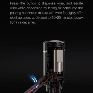 Bežični električni dispenzer vina - perlator i dispenzer vina
