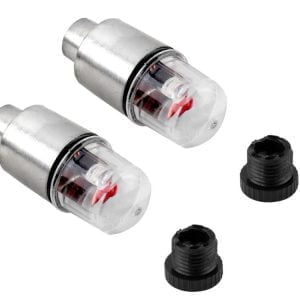 LED RGB pokrovček za ventil kolesa