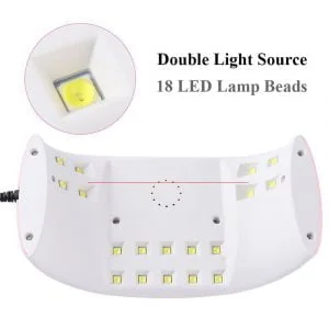 Velika UV LED 18 lampa za geliranje noktiju 36W - manikura