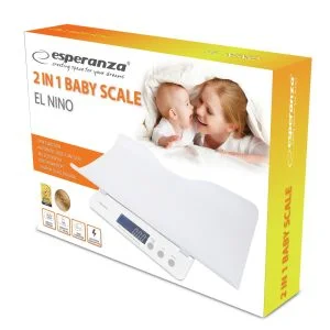 2u1 elektronska LCD vaga za bebe i djecu do 100 kg