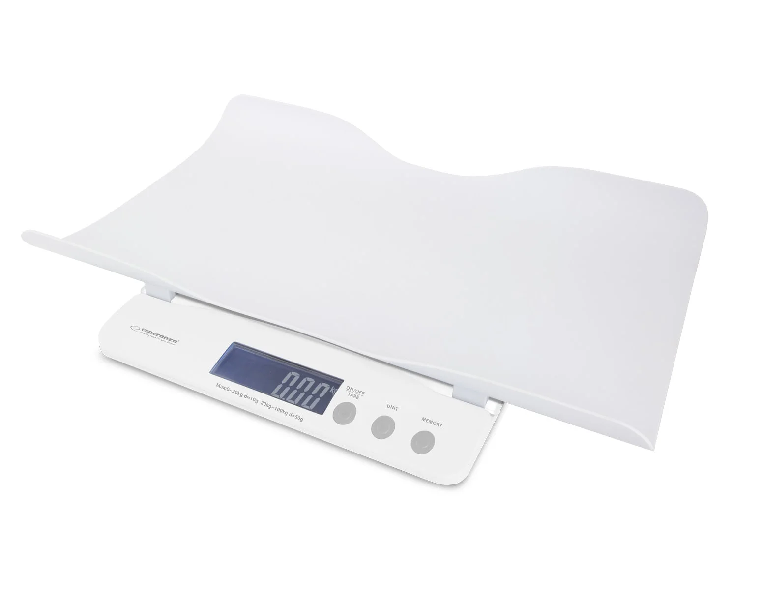 2u1 elektronska LCD vaga za bebe i djecu do 100 kg