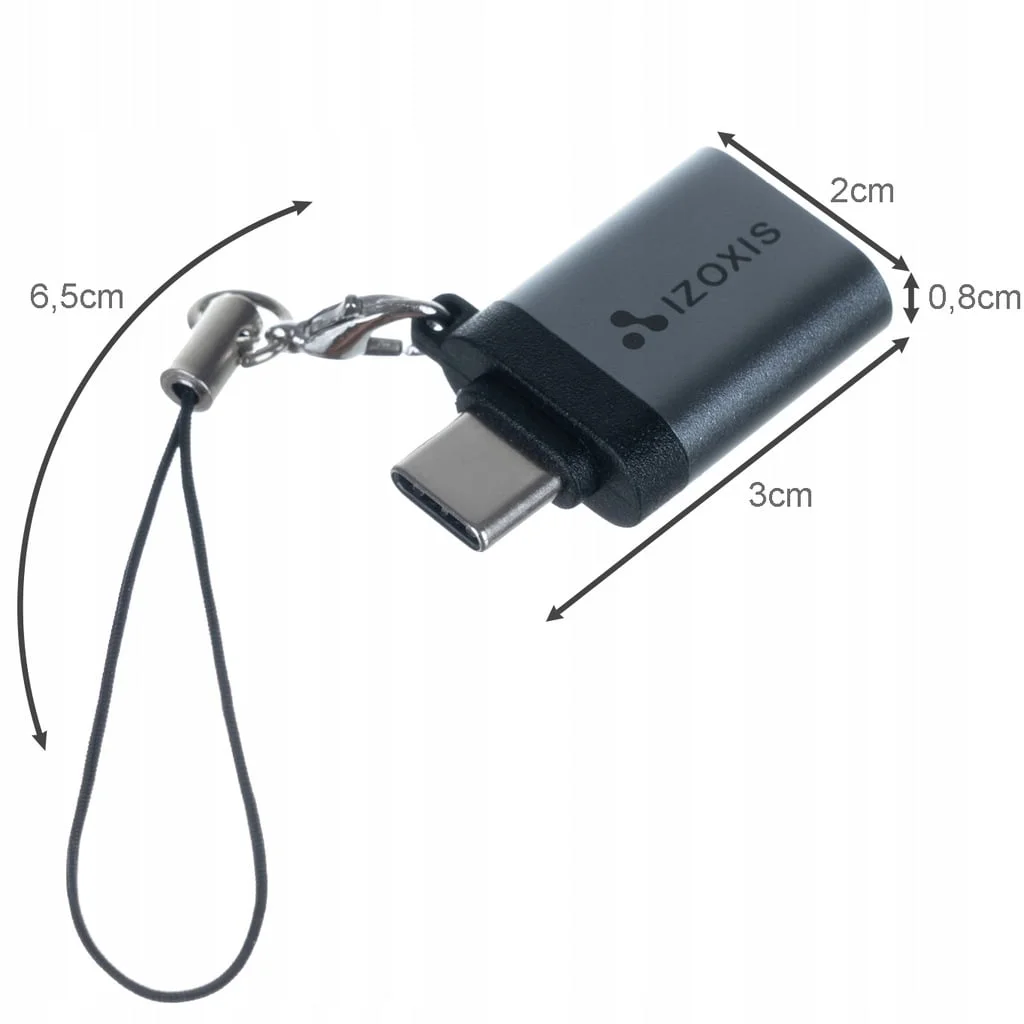 USB tip C na USB 3.0 adapter + omča za kabel 9 USB Type-C na USB 3.0 adapter + petlja za vezicu - slika 7