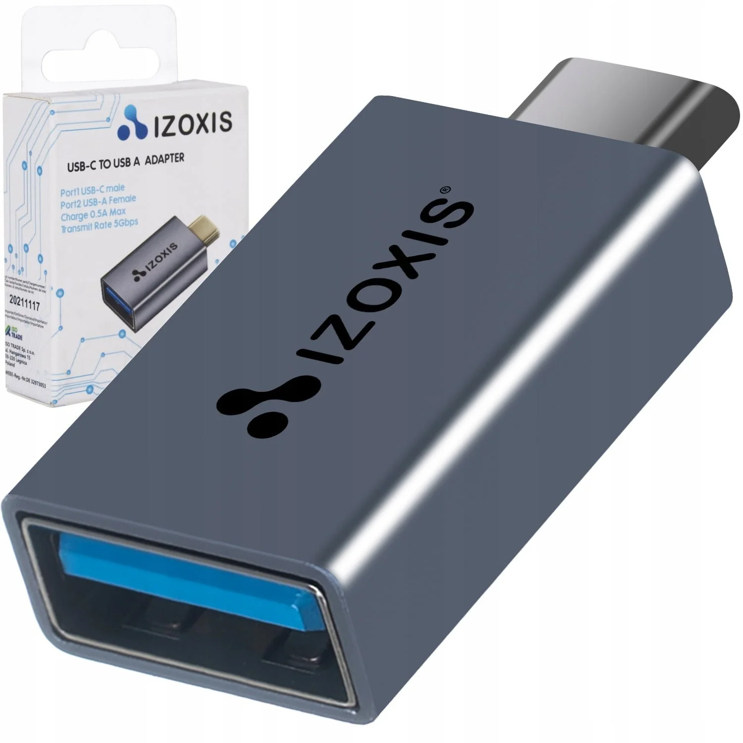 Adapter USB 3.0 na tip C 3 USB 3.0 na Type C adapter