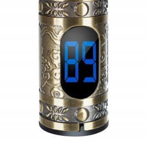 RETRO akumulatorski strižnik za lase in brado - prirezovalnik LCD 1200 mAh