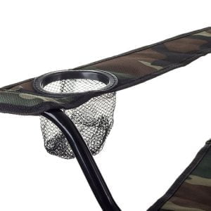 Turistični zložljiv stol z naslonom za roke