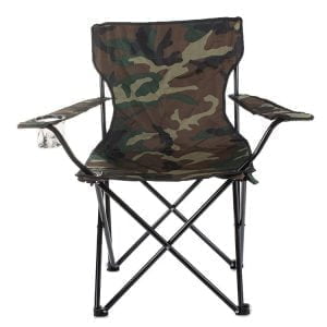 Turistični zložljiv stol z naslonom za roke